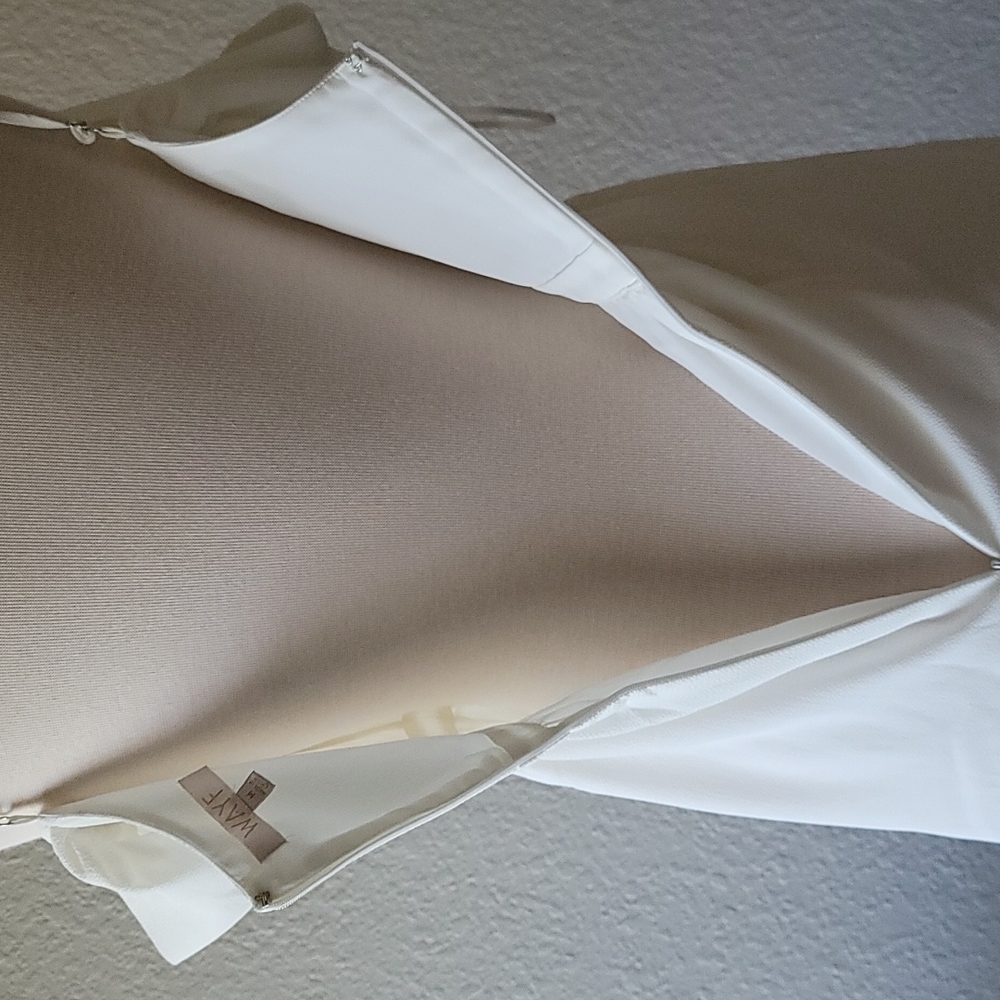 WAYF Cream/White Dress NWT - Picture 5 of 10